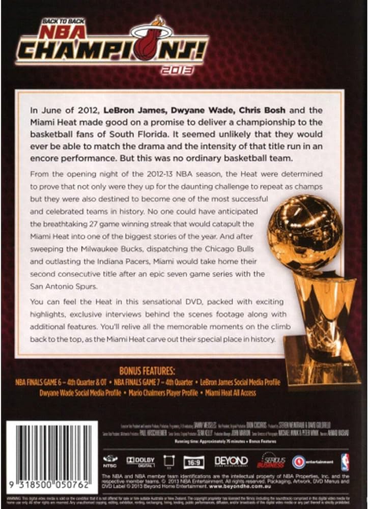 2013 Miami Heat(Relive the epic moments of the championship season)
