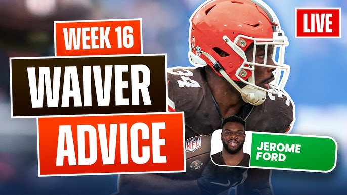 Week 16 Waiver Wire: Who to Add and Drop to Dominate Your Fantasy League!