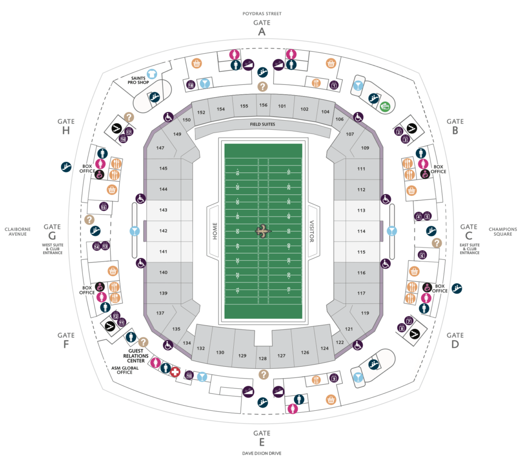 What are the Best Superdome Sections? Find Your Perfect Spot
