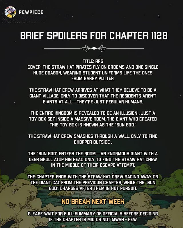 One Piece Chapter 1128 Spoilers Leaked! What Happens Next in the New Chapter?