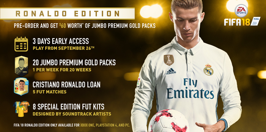 Get FIFA 18 Ronaldo Edition: What You Need to Know Before You Buy the Game.