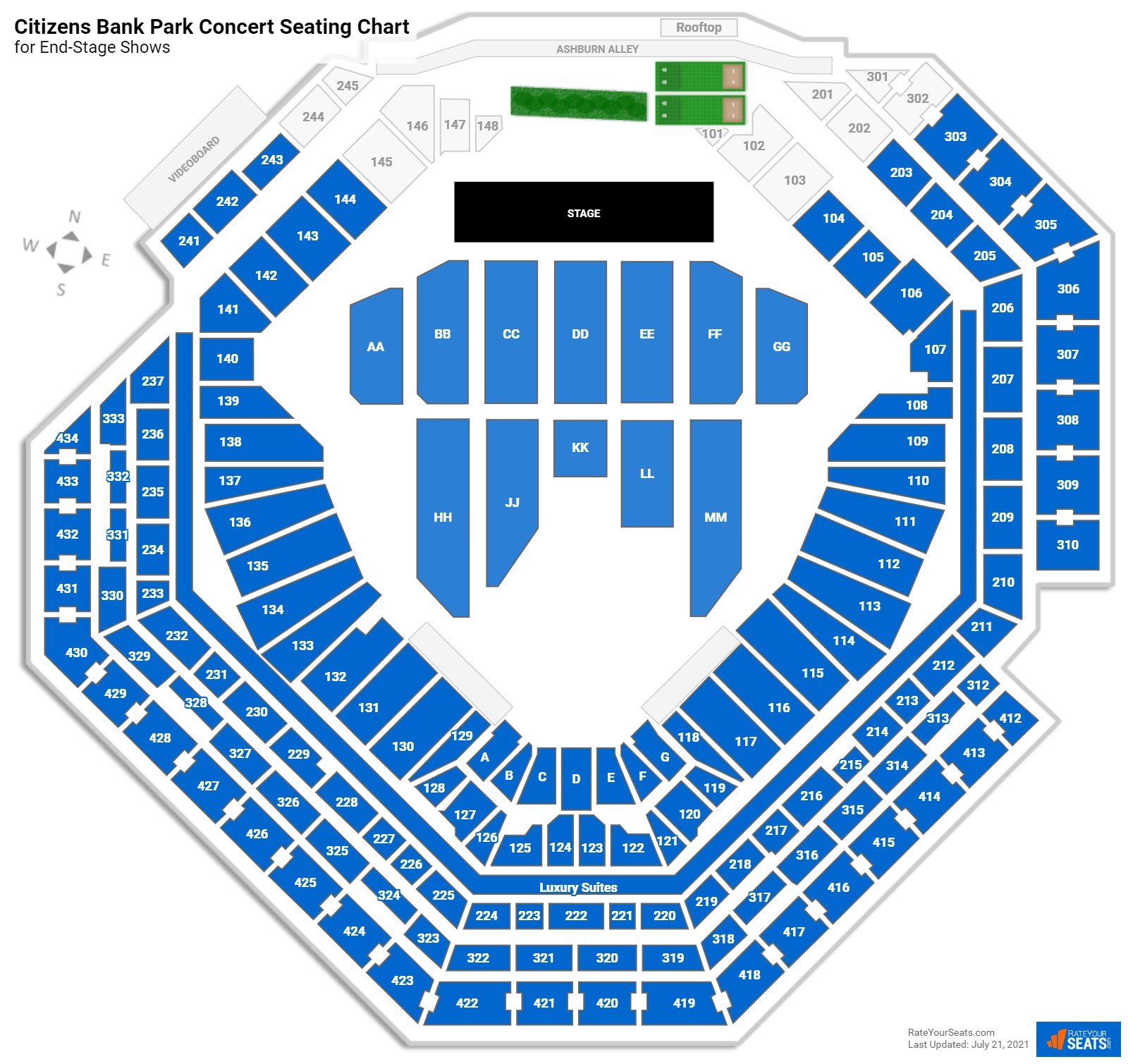 Citizens Bank Ballpark Concert Seating Chart: Find the Best Seats!