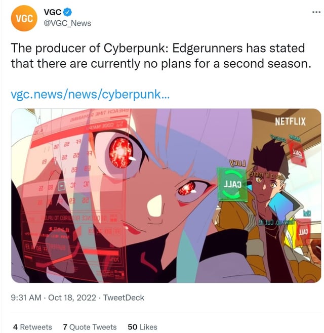 Cyberpunk: Edgerunners Season 2: Whats the Story? All Leaks News and Storyline.