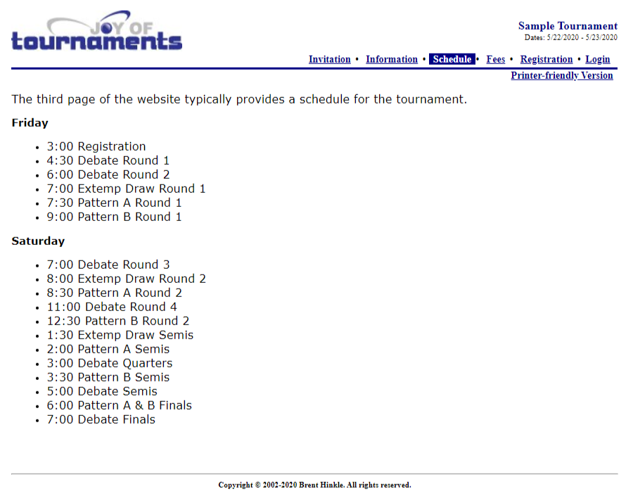 The Fourth Major Debate: Which Tournament Should It Be?