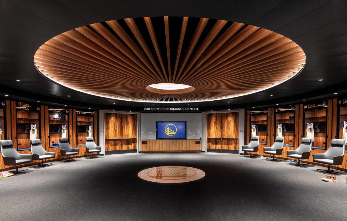 How important is the Golden State Warriors locker room? Understand its role in team chemistry building.