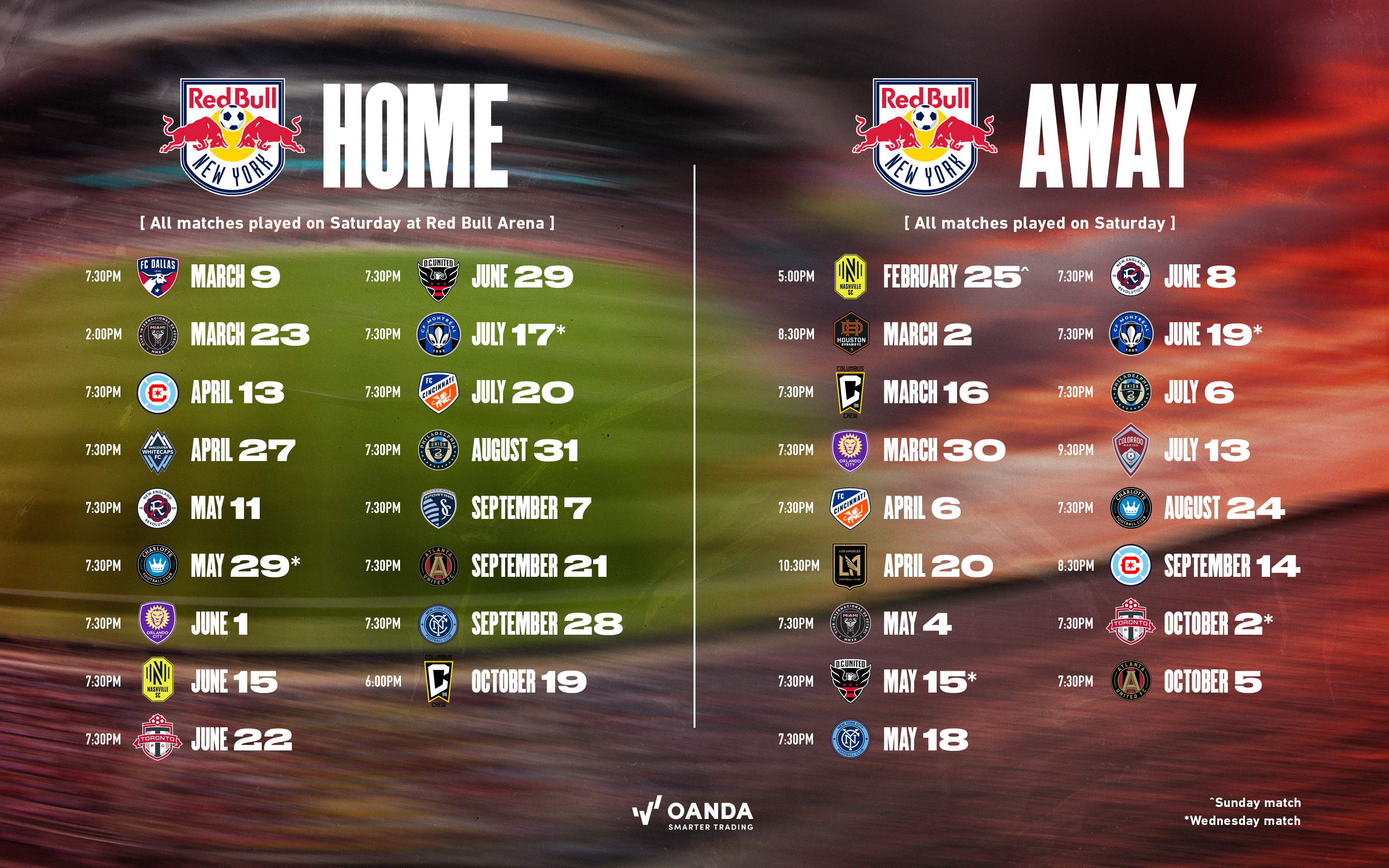 RB NY Schedule: Find Out When and Where to Watch the Games