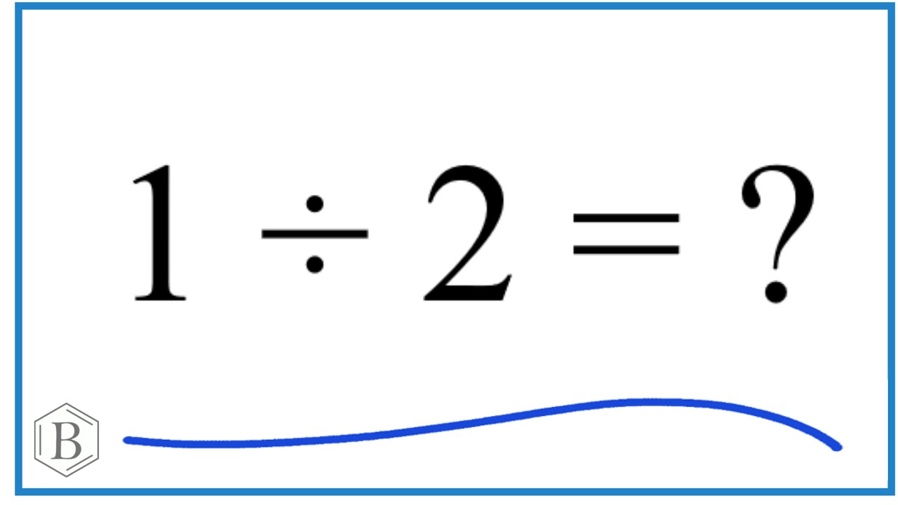 1 Divided by 2: The Easy Answer (And How to Do It)