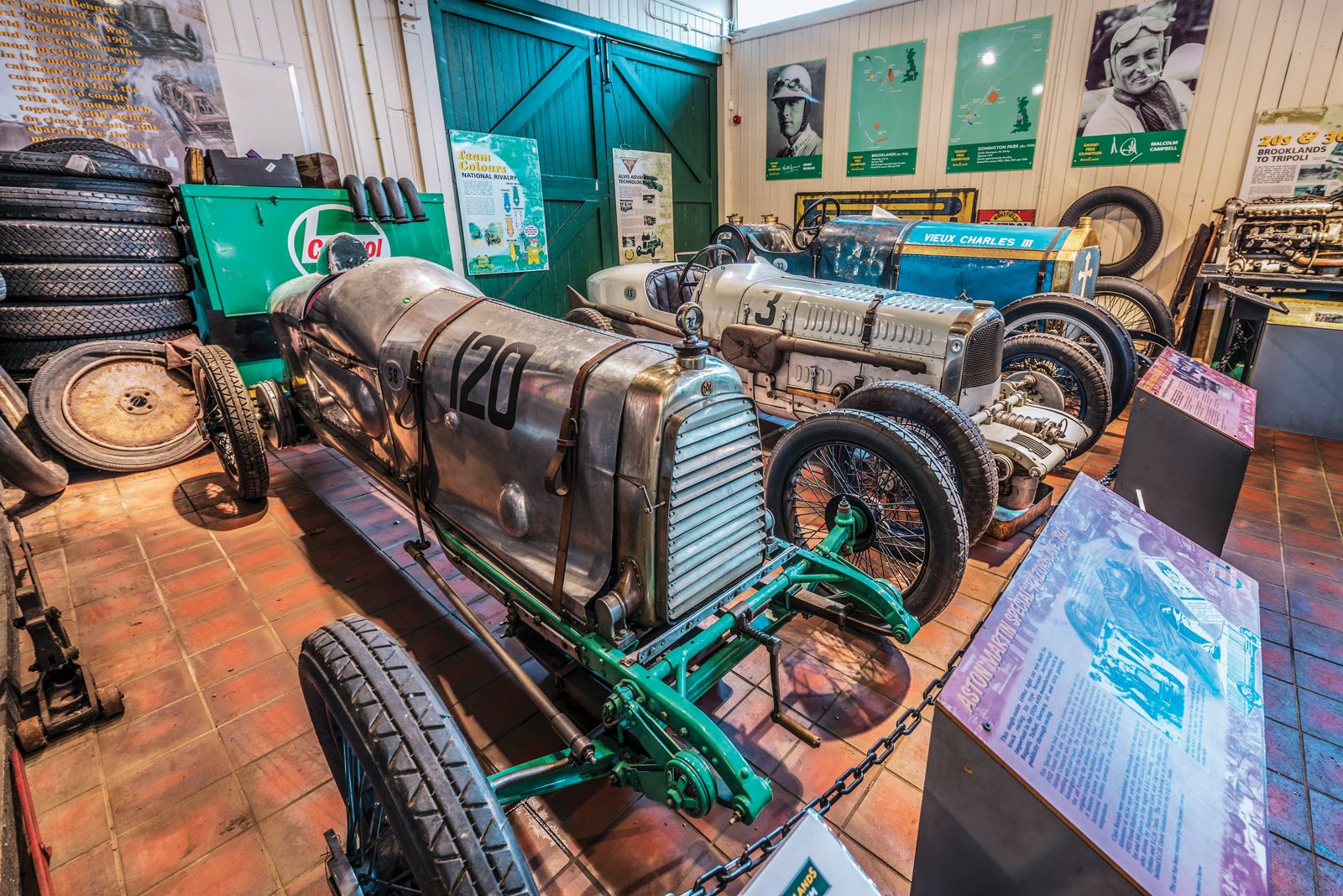 Brooklands Circuit Museum: What amazing vintage cars and aircraft can you see?