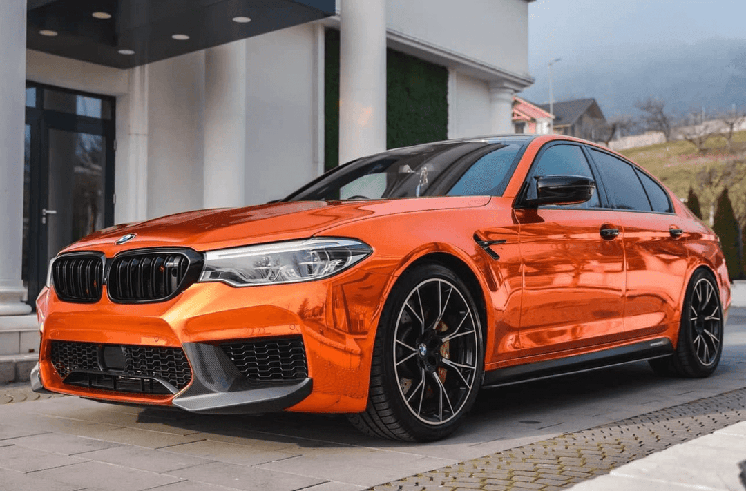 Thinking about an orange chrome car wrap? (Here is what you need to know about this bold finish)