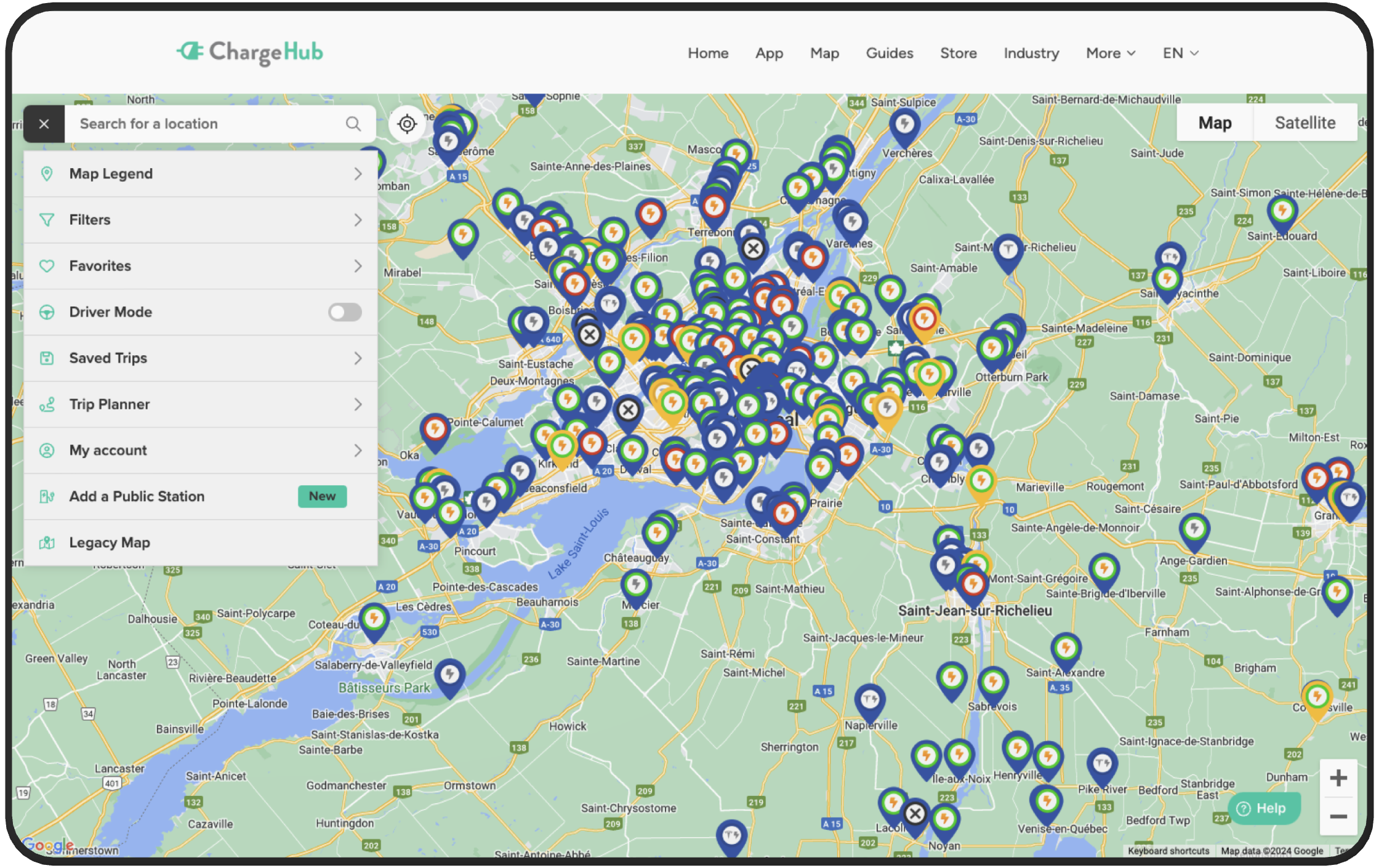 How to Use Your Battery Map Effectively? Simple steps to locate nearby EV charging stations quickly.