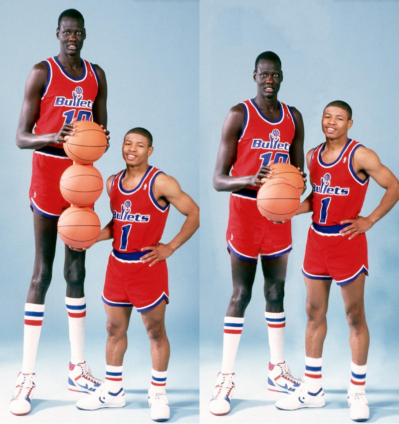 Muggsy Bogues Manute Bol: The height difference that shocked the world