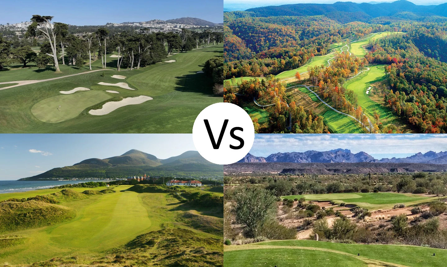 What are the key differences playing heathland golf? Learn how it compares to links style.