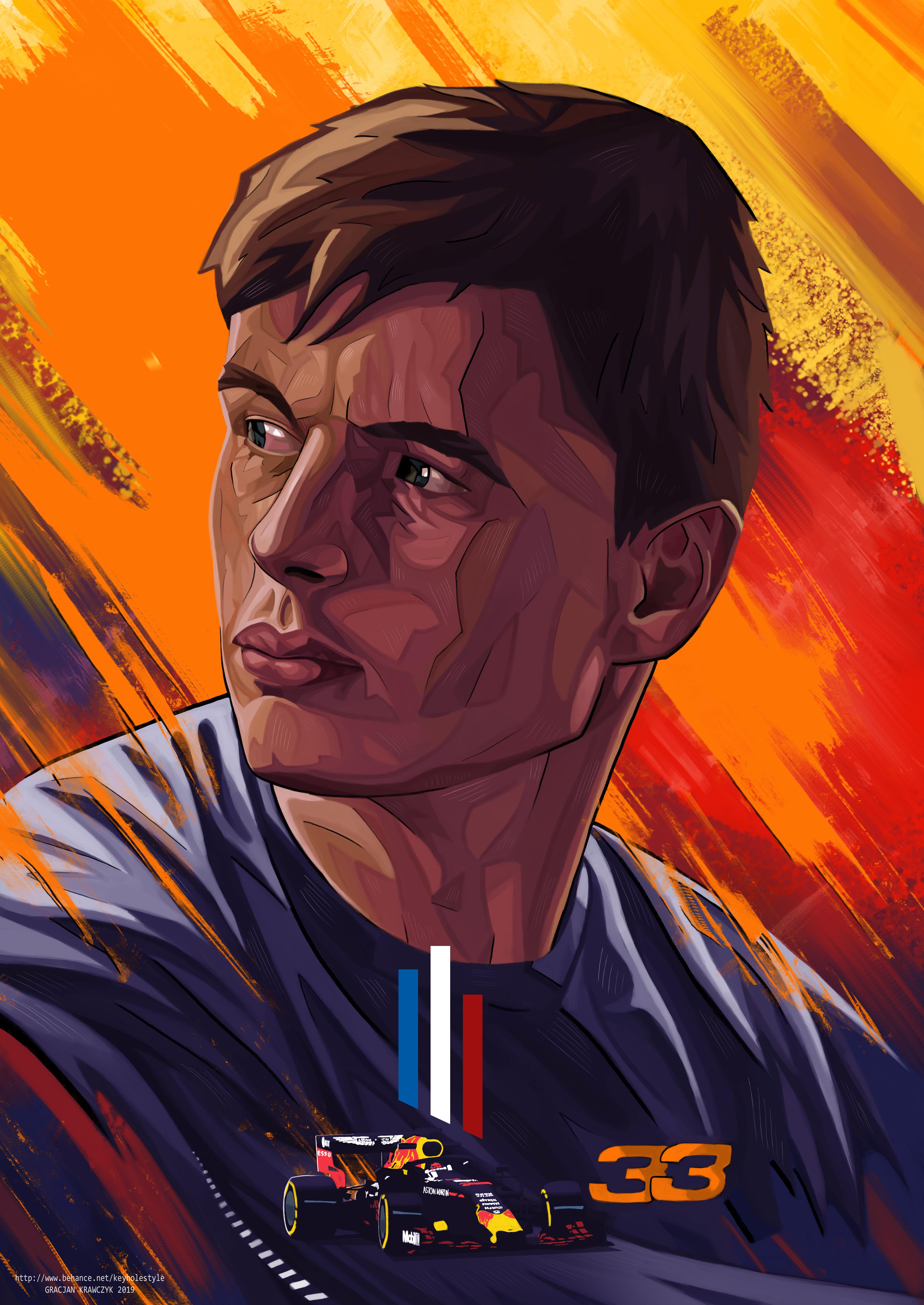 Need inspiration for your next Max Verstappen drawing? See these stunning portraits and action shots!