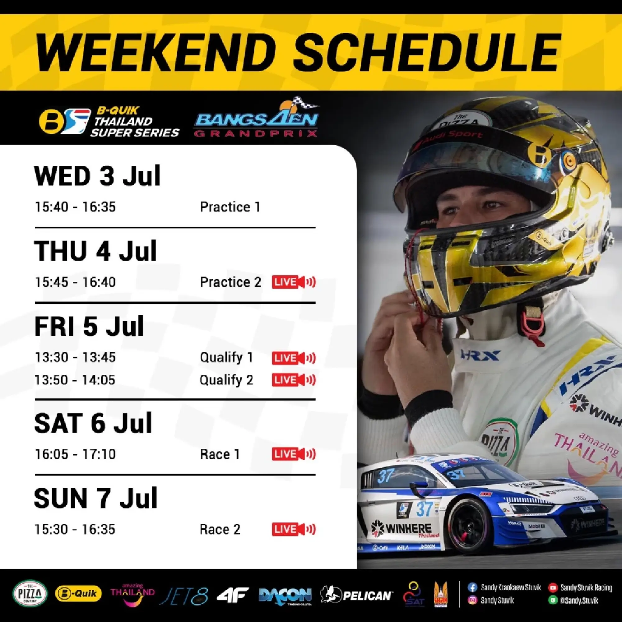 What is the Bangsaen Grand Prix 2024 schedule? Find the full race dates and event times here.