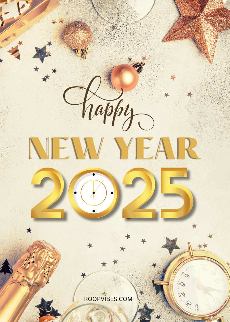 Wish Happy New Year 2025 with Awesome Moving Images Today!