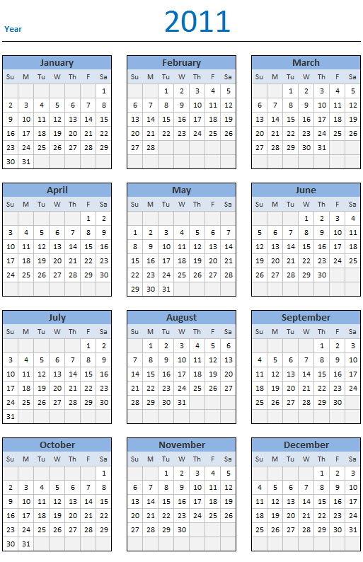 Want a free 2011calendar? Download yearly or monthly layouts quickly today.