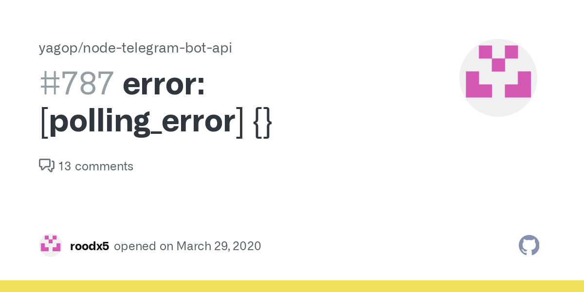 解决polling_error的思路分享!快来看看怎么处理!