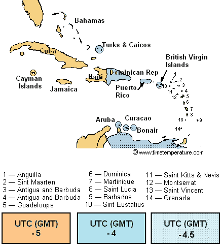 Is the Saint Kitts and Nevis time zone confusing? We make it very easy to understand.
