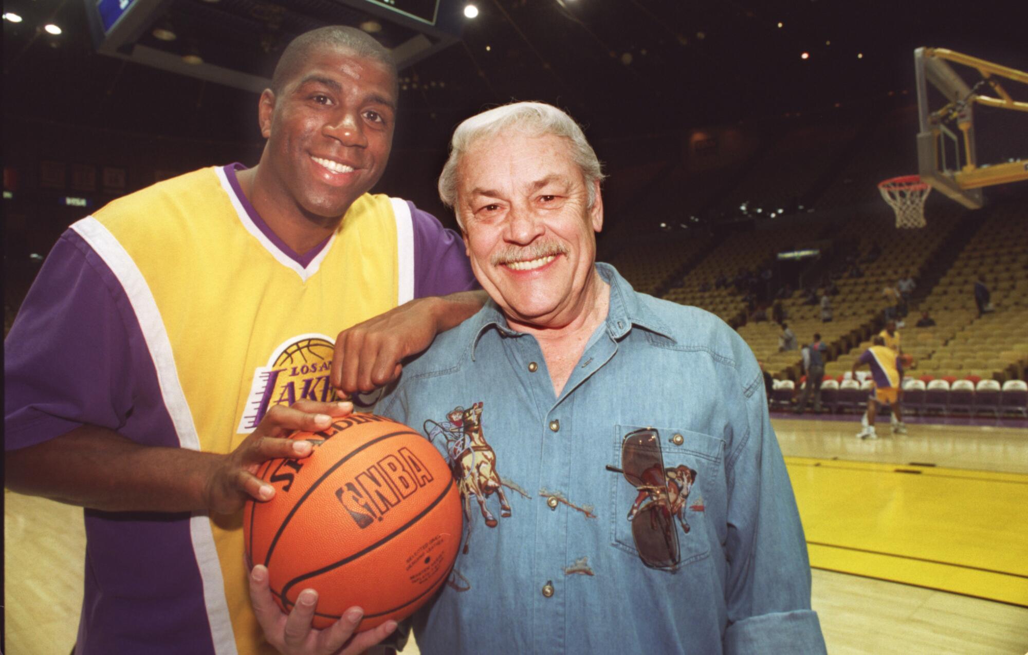 Magic Johnson and Jerry Buss: A legendary duo? Learn about their unique owner-player bond.