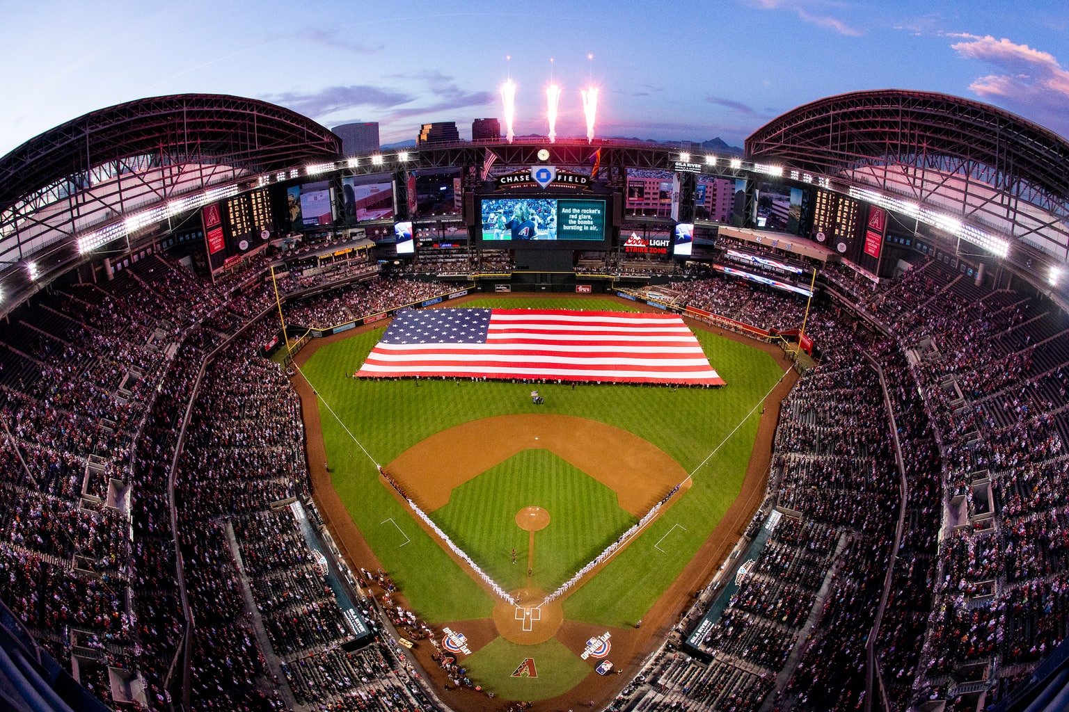 Experience Chase Field football excitement: Understand the unique viewing angles and atmosphere for fans attending games there.