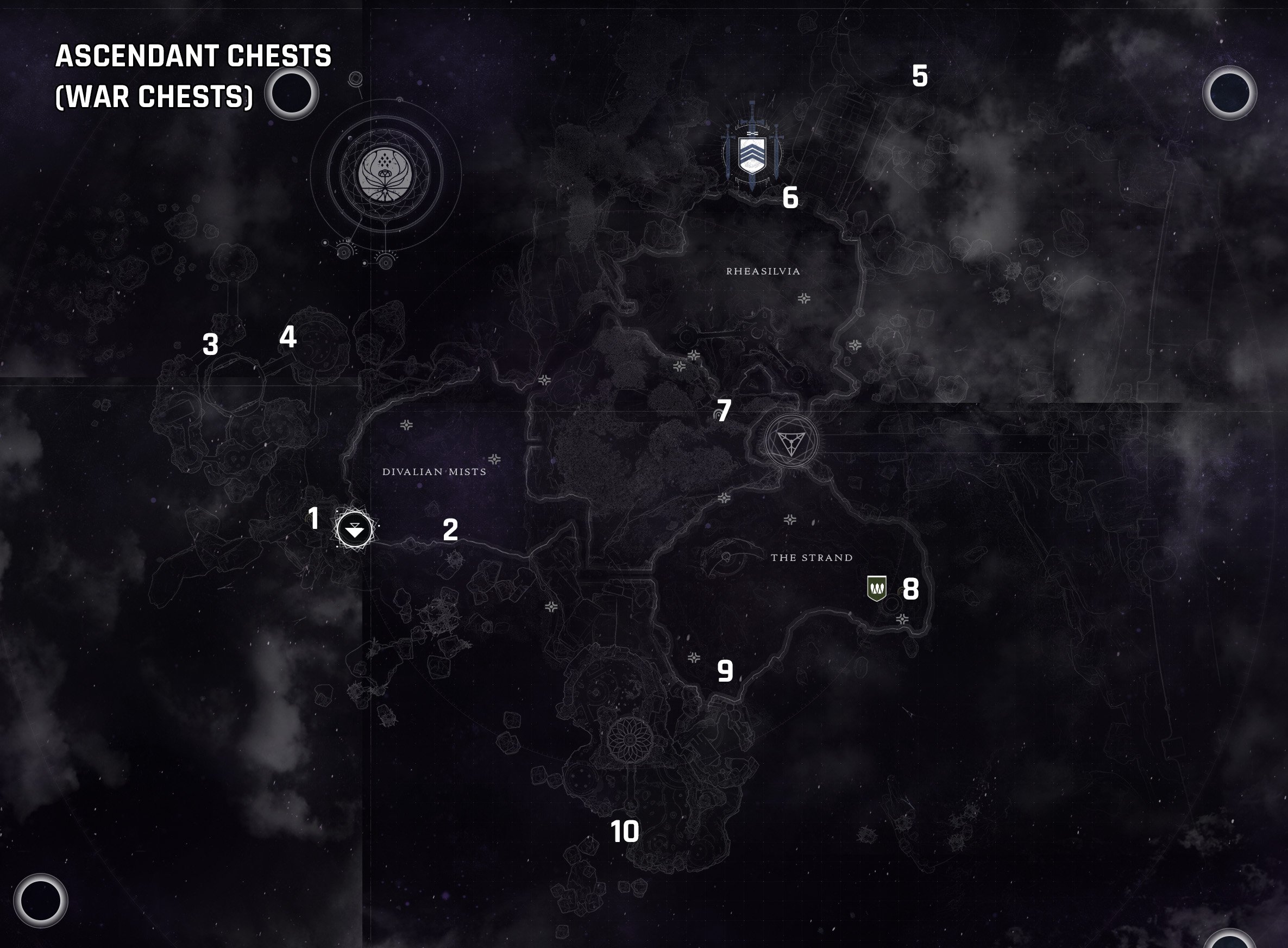 All Ascendant Chests Locations: Complete List & Map Details