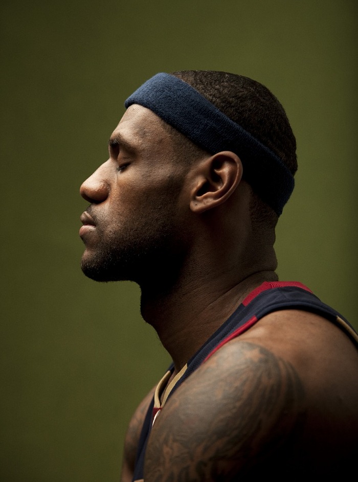 What makes the lebron side profile so cool? Learn the story behind his famous look.